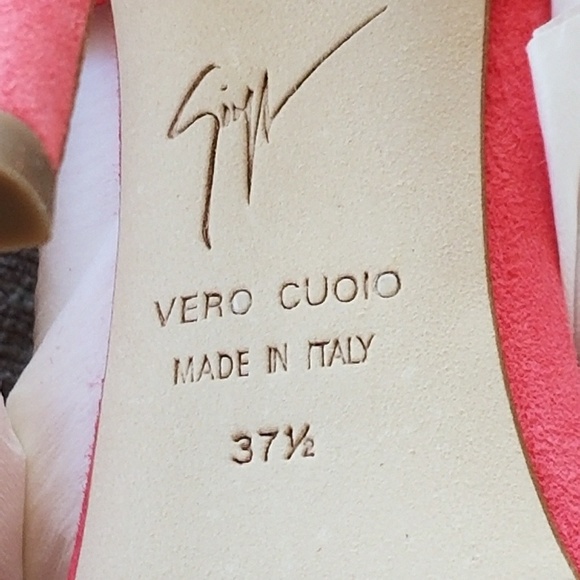 NIB Giuseppe Zanotti Azalea Suede Coline Sandals - Picture 6 of 8